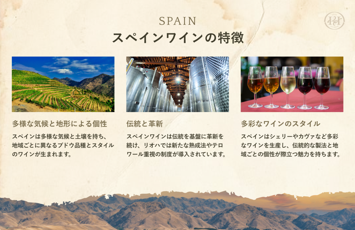 スペインワインの特徴