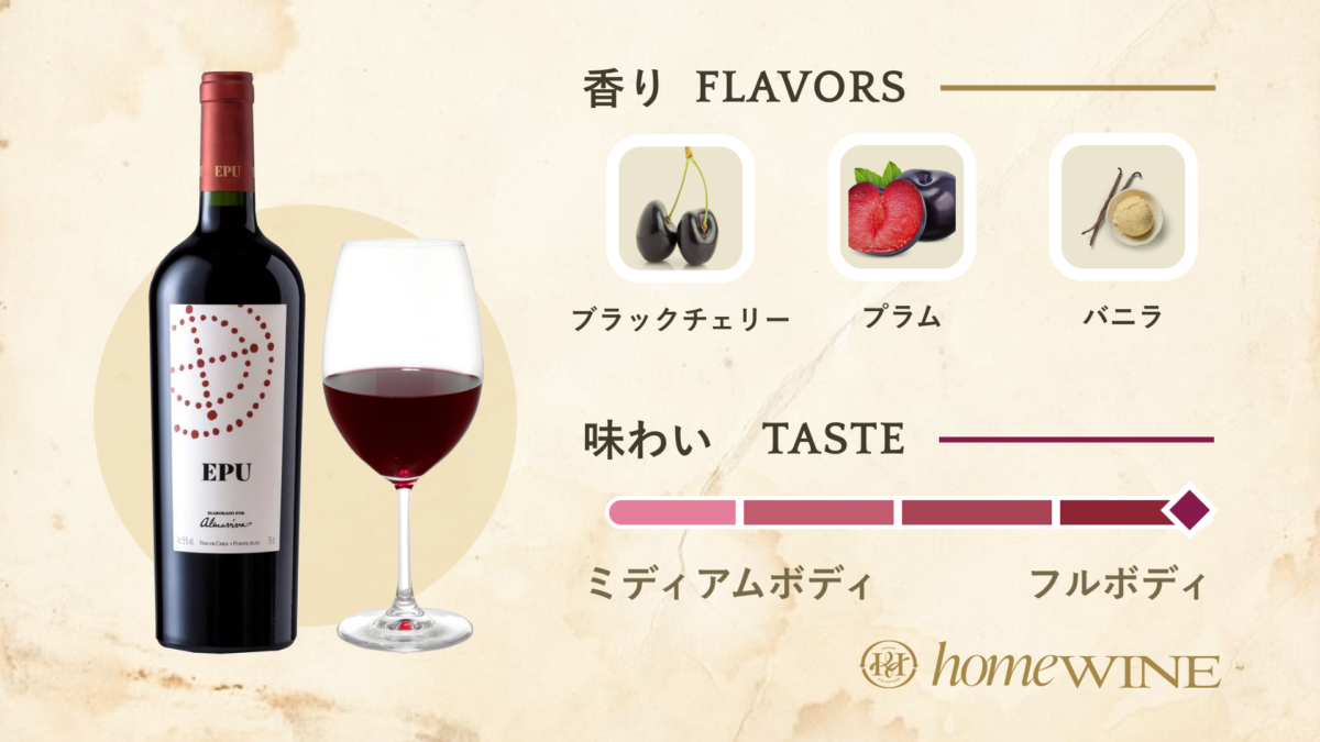 テイスティングノート　アルマヴィーヴァ エプ