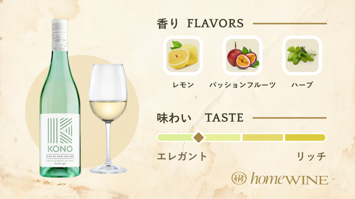 テイスティングノート　コノ ソーヴィニヨン・ブラン